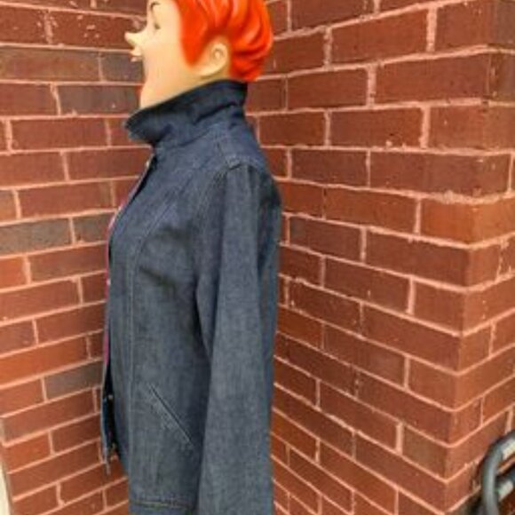 IoS Embroidered "Sassy"  Blue Jean Jacket Small NWT - Picture 5 of 7